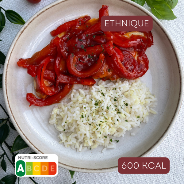 POULET AIGRE DOUX ET RIZ